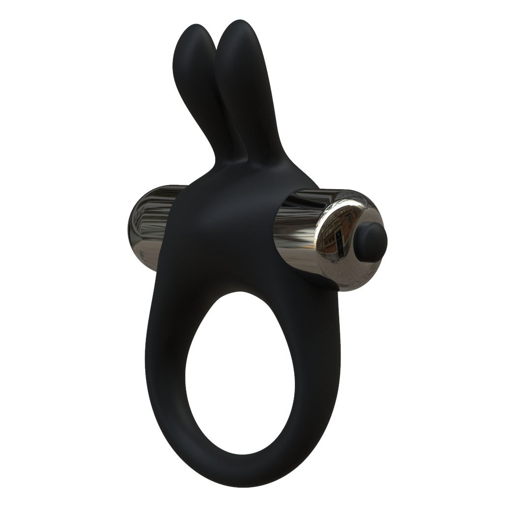 Inel Penis Vibrator JoyRings Iepuras - vedere unghi