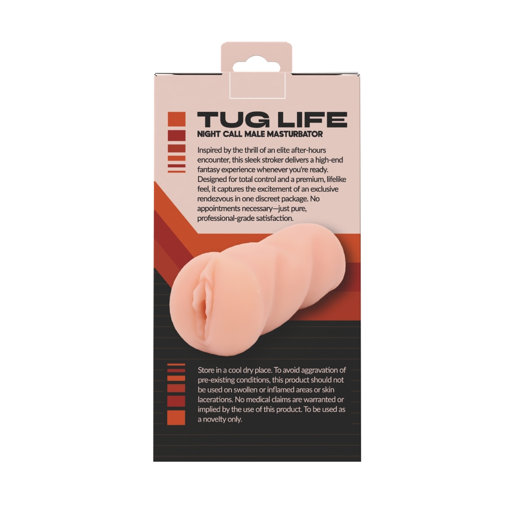 Masturbator Tug Life Night Call - cutie ambalaj spate informatii produs