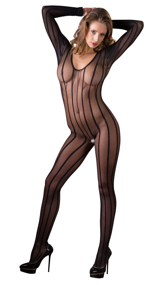 Catsuit Bodystocking Stripes