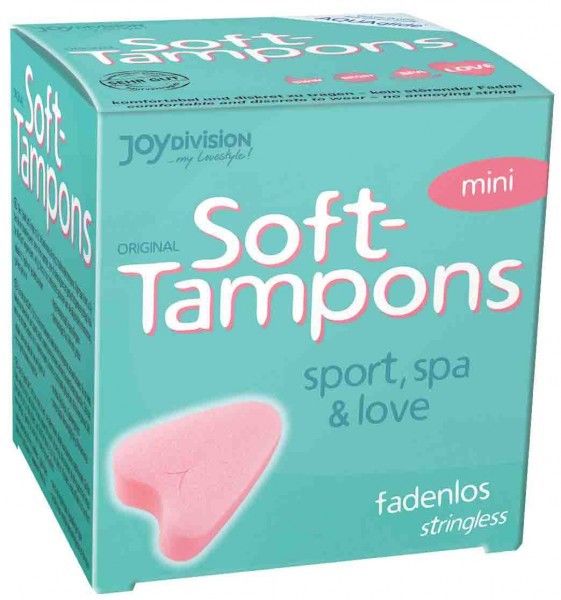 3 buc. Mini Soft Tampons JoyDivision - Tampoane Igienice Femei