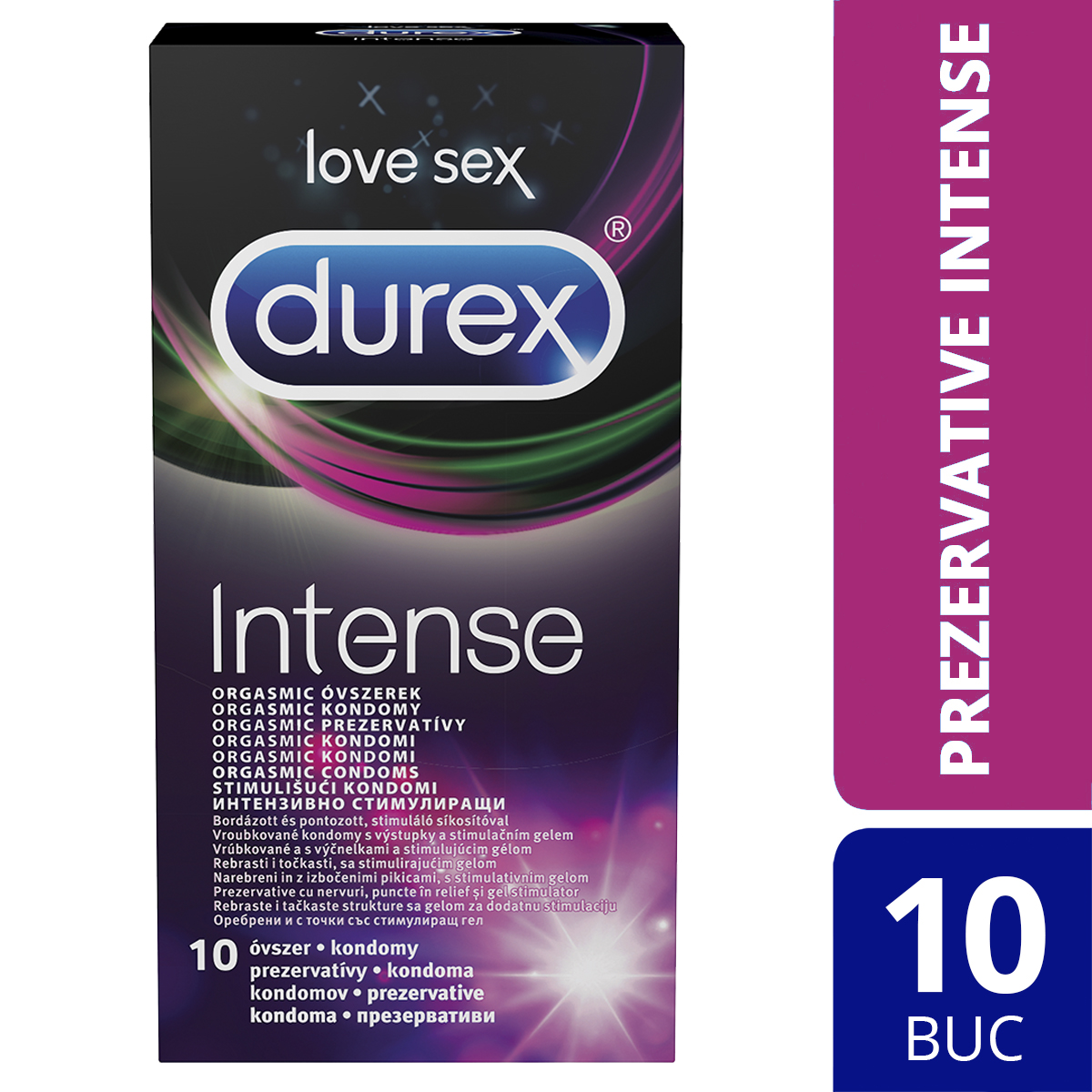 Prezervative Durex Intense Orgasmic 10 bucati