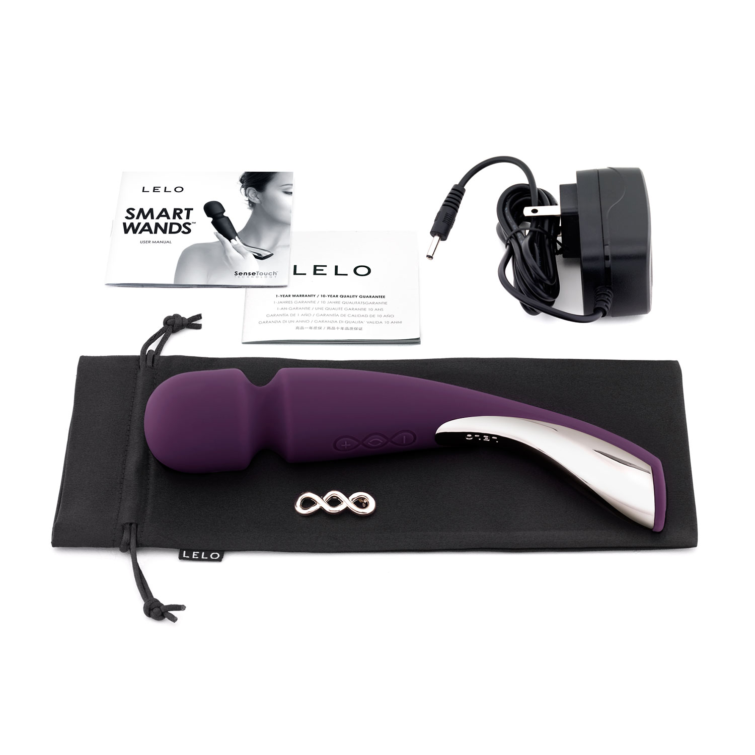 LELO Smart Wand Mediu Violet Massager