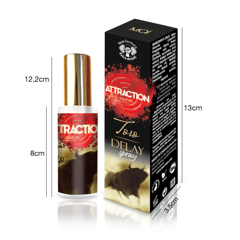 Toro Extra Strong, Spray intim pentru intarzierea ejacularii, 30 ml