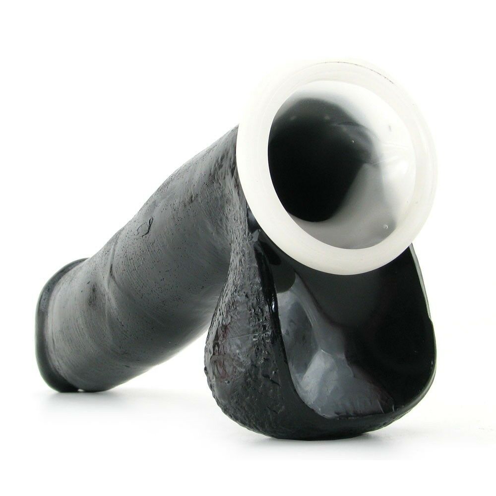 Strap On Negru barbati cu penis dildo realist, 25 cm