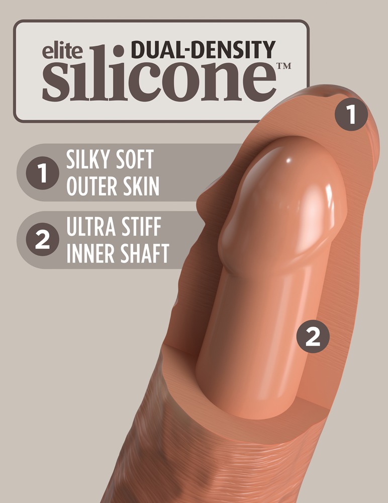 Strap On Femei, King Cock, Comfy Silicone Body Dock Kit