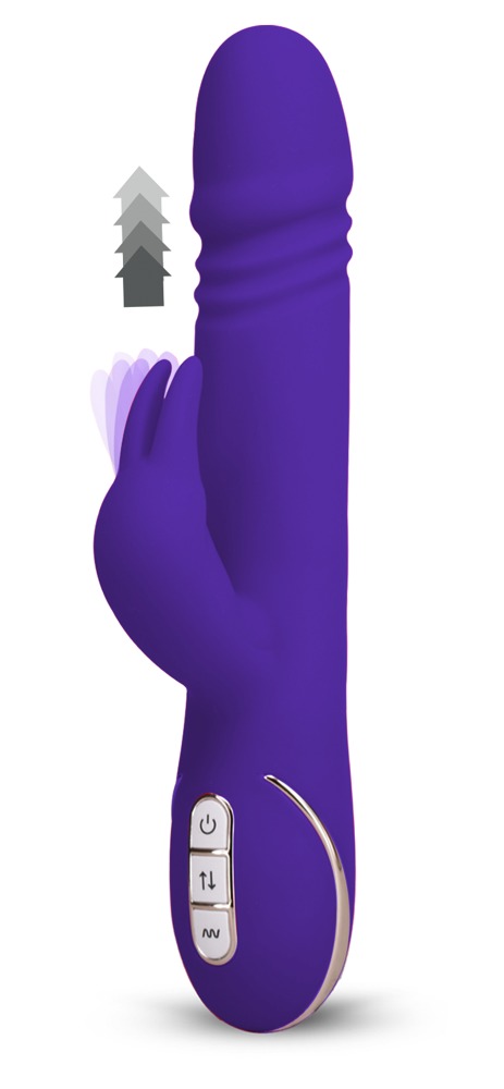 Vibrator Rabbit Skater Purple incarcare la USB, Vibe Couture