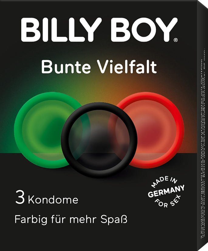 3 Buc. Prezervative BILLY BOY Colorful