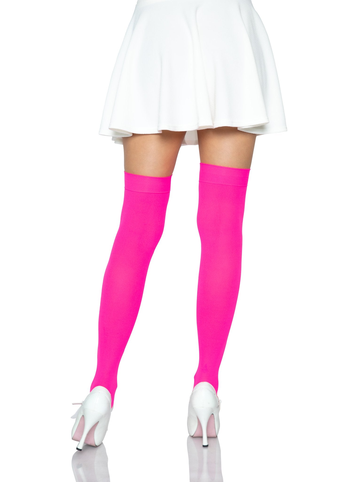 Ciorapi verzi femei, dres roz neon, S-L