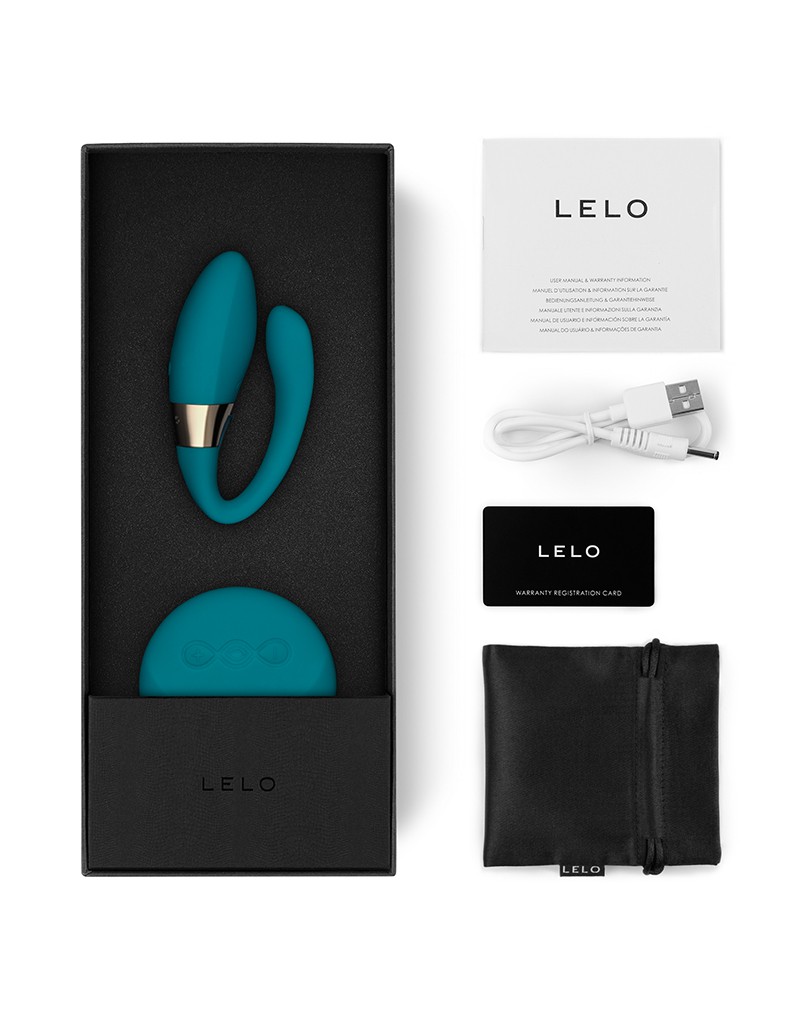 LELO - Tiani Duo - Couple Vibrator with Remote Control - Ocean Blue