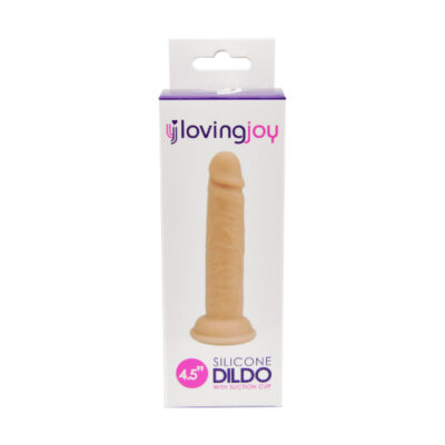 Dildo Realistic Natural, Loving Joy, cu ventuza, 13 cm, poza 2