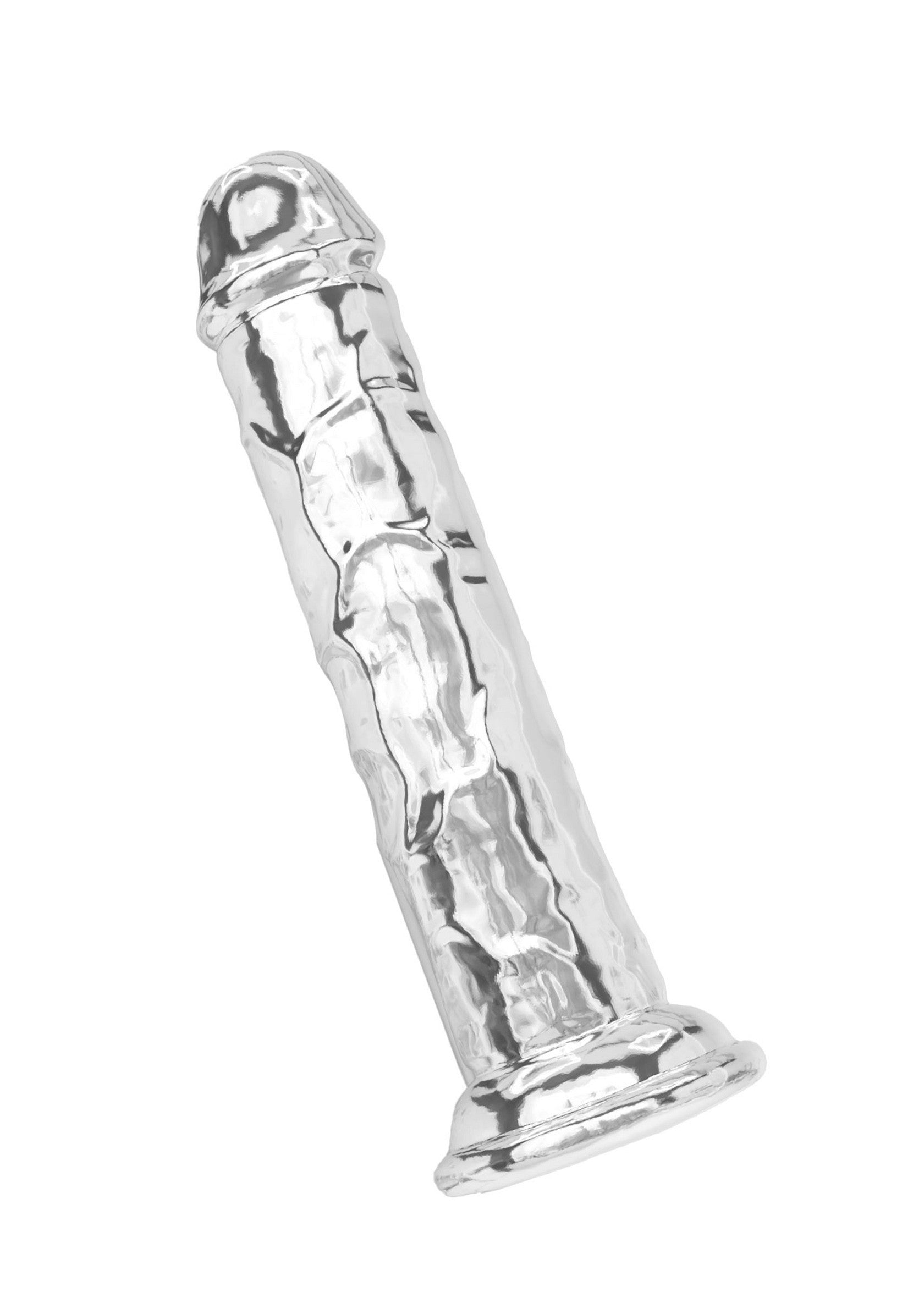 ToyJoy Clear Dong - ventoza baza TPE transparent