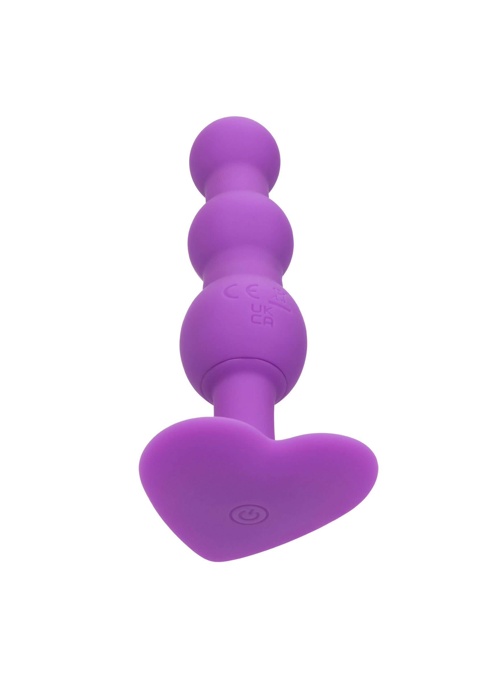 CalExotics Triple Beaded Probe Violet detaliu sfera medie stimulare