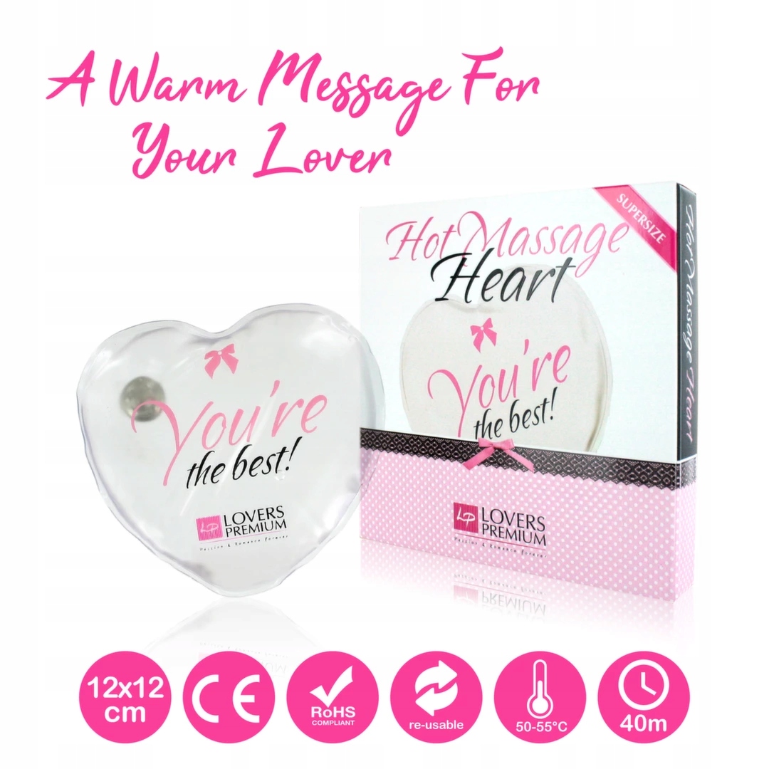 Ambalaj original LoversPremium Hot Massage Heart XL