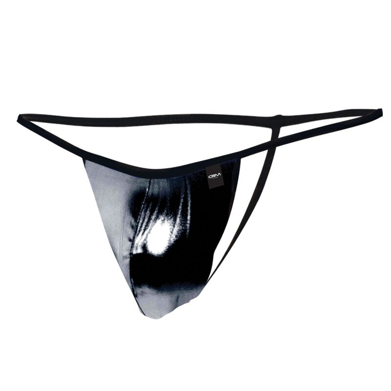 G-string Cut4Men Provocative negru lucios detaliu material
