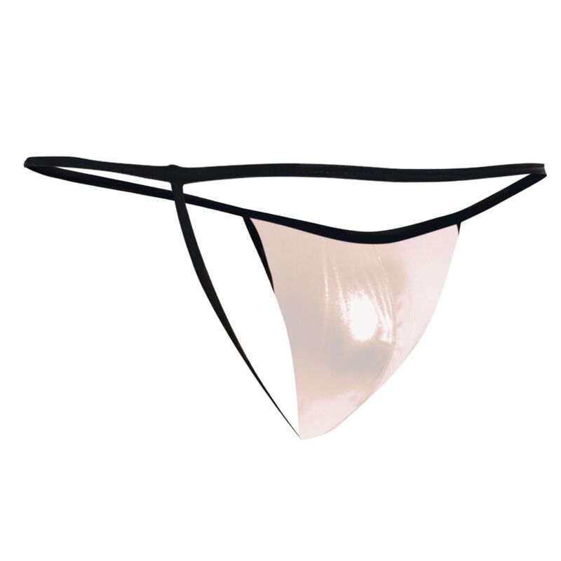 Cut4Men G-string vedere spate rosu metalic lenjerie barbati