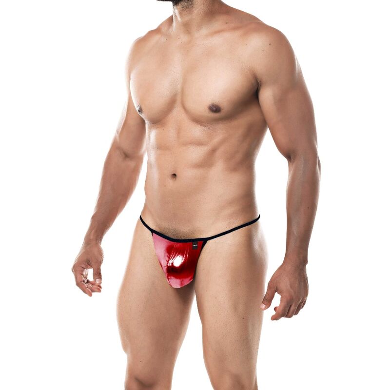 G-string rosu metalic Cut4Men Provocative marime XL