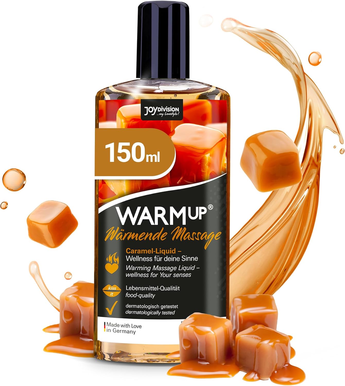 Ulei masaj WARMup Caramel JoyDivision 150ml - flacon