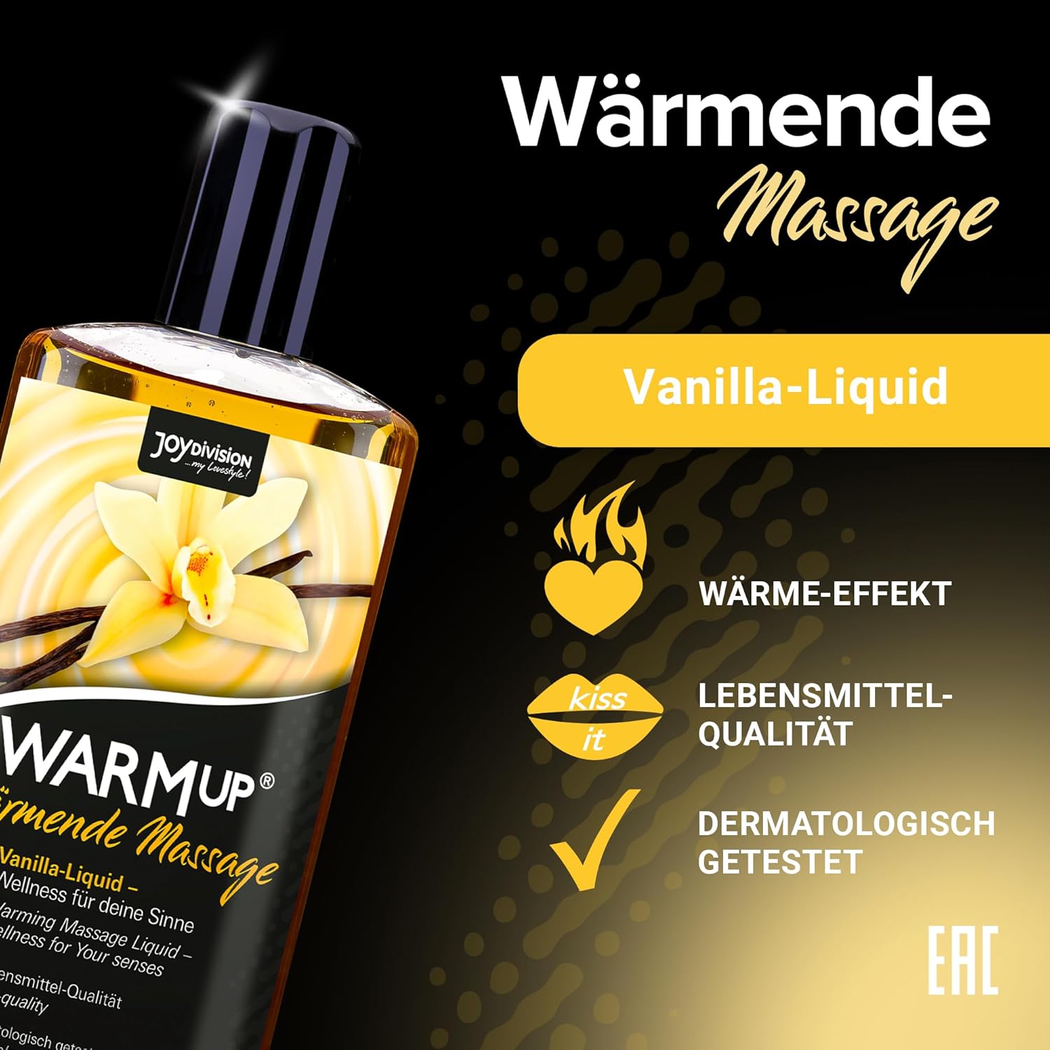 WARMup Vanilla efect incalzire aplicare