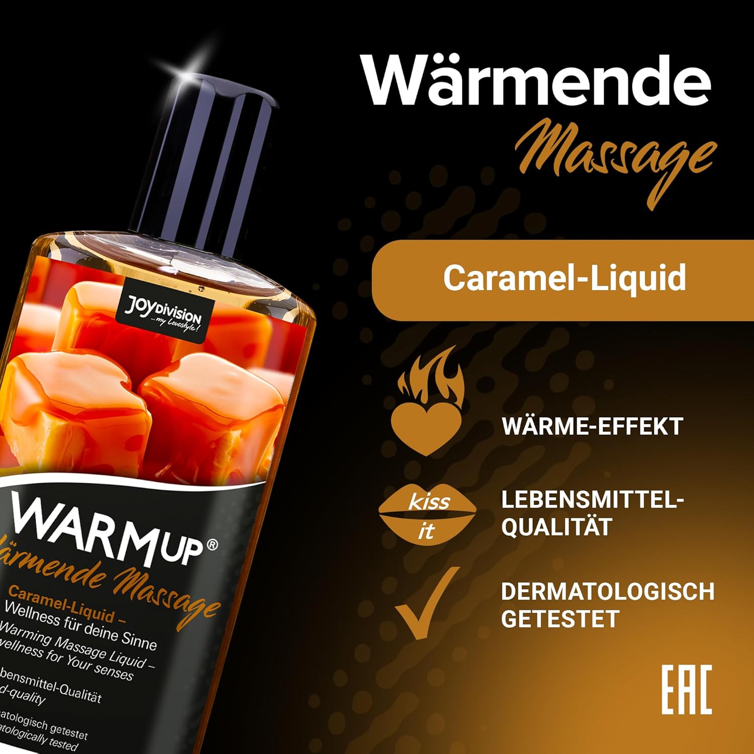 WARMup Caramel efect incalzire - aplicare