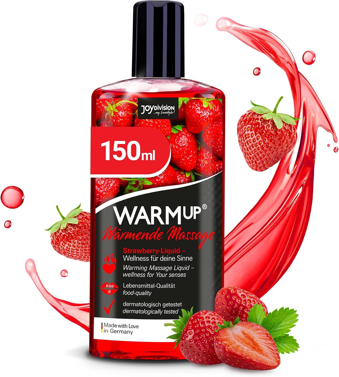 Ulei masaj WARMup Capsuni JoyDivision 150ml