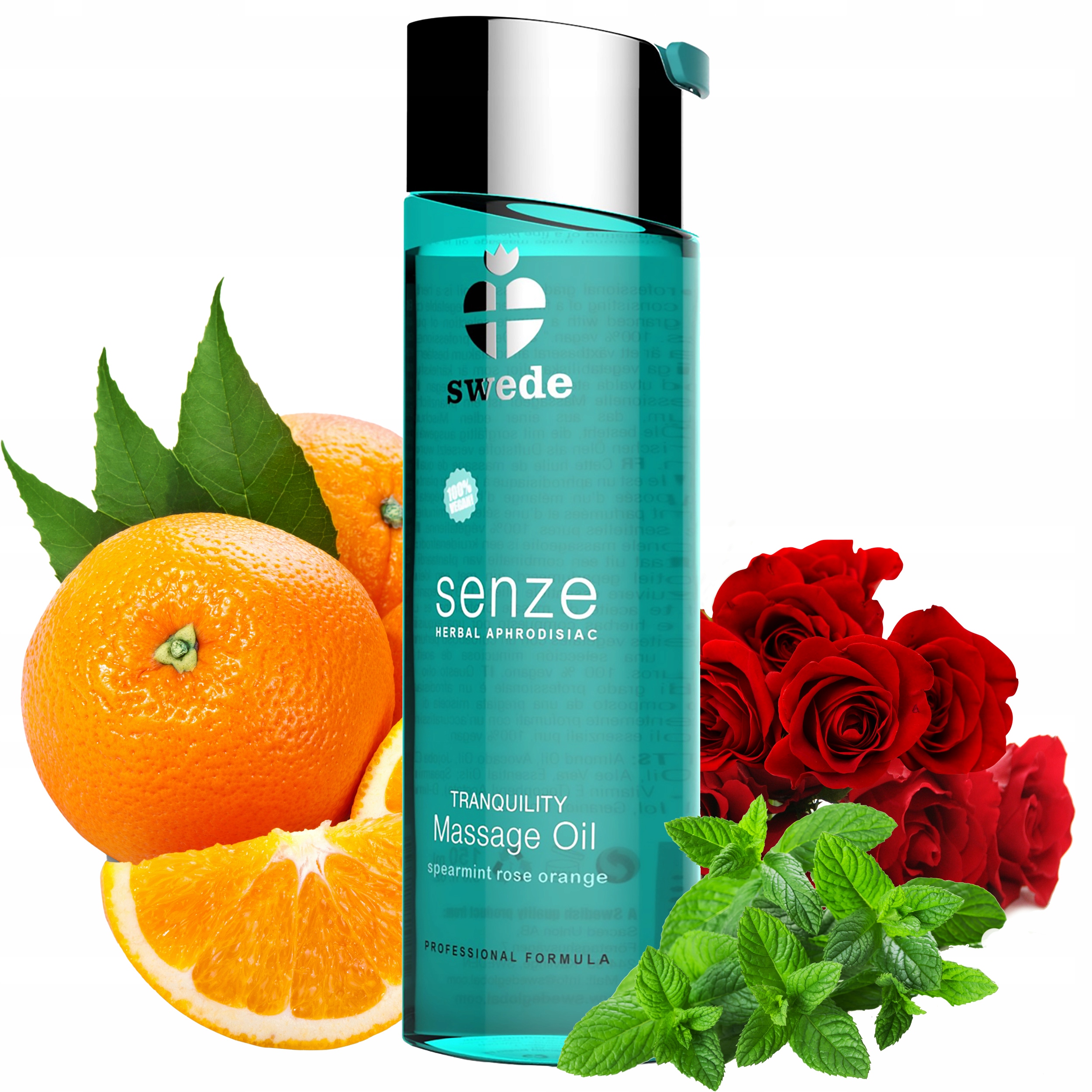 Ulei masaj Swede Herbal Afrodisiac Menta Trandafiri Portocala 60ml