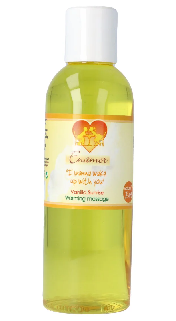 Ulei masaj Nature Body Enamore Vanilla Sunrise 100ml efect incalzire vanilie
