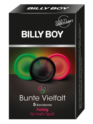5 Buc. Prezervative BILLY BOY Colorful