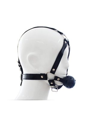 Masca Head Harness + Ball Gag [ Calus cu Bila ]