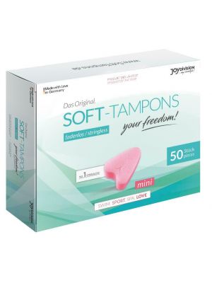 50 buc. Mini Soft Tampons JoyDivision - Tampoane Igienice Femei