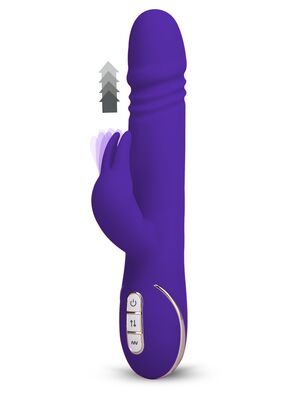 Vibrator Rabbit Skater Purple incarcare la USB, Vibe Couture