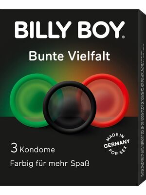 3 Buc. Prezervative BILLY BOY Colorful