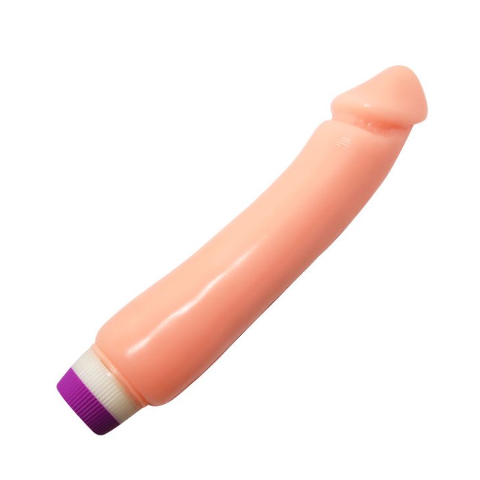 ​Vibrator Realist Multiviteza Flexibil, Waves of Pleasure, 24,5 cm